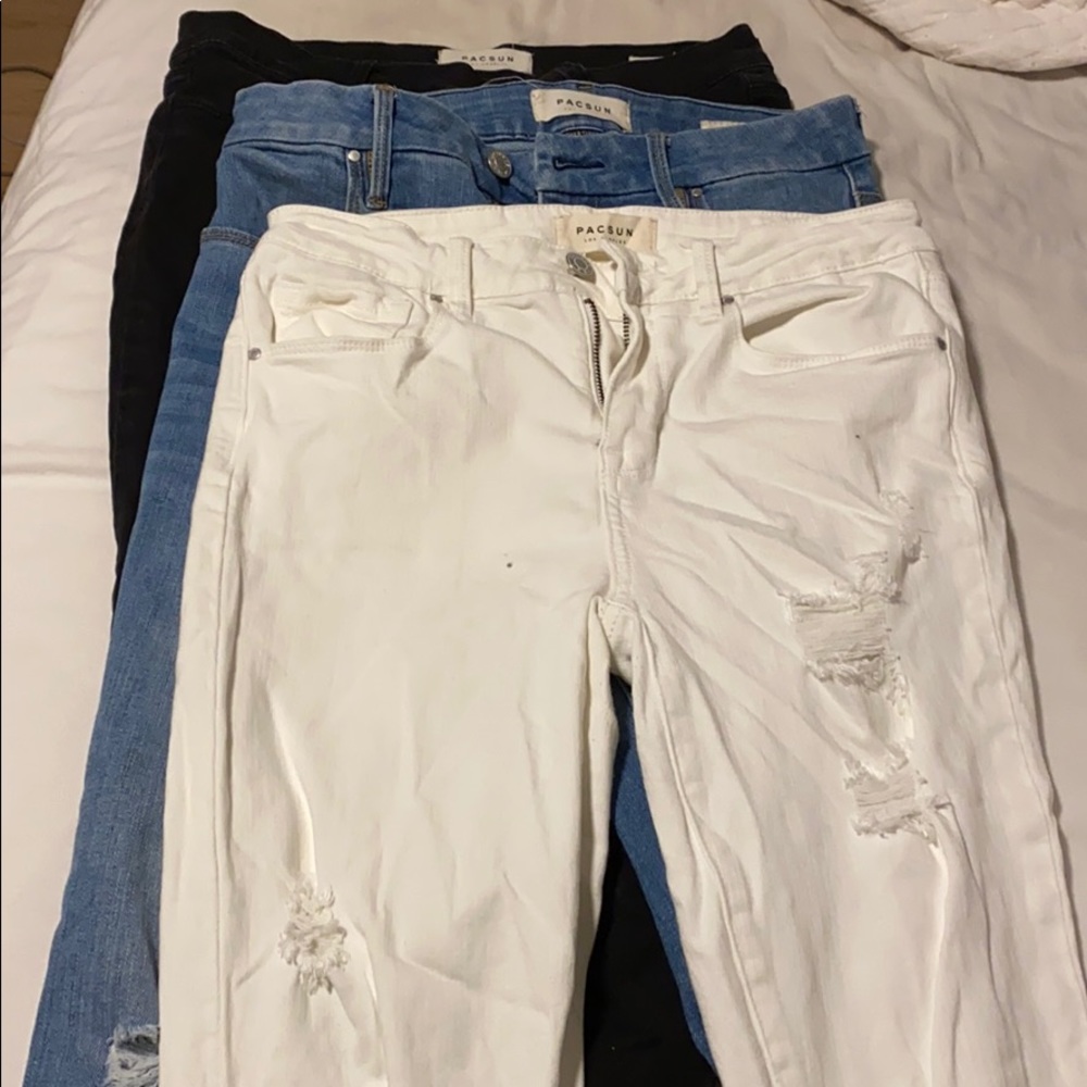 Pacsun ripped skinny jean bundle